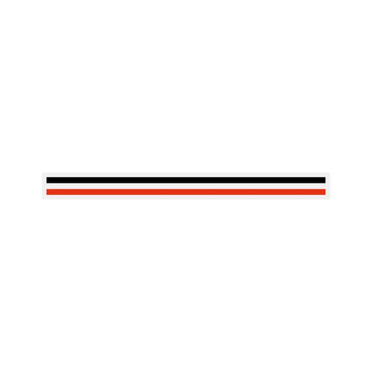 3/16" x 150 ft. Black & Red (Tomato) 2 Color Pinstripe Tape