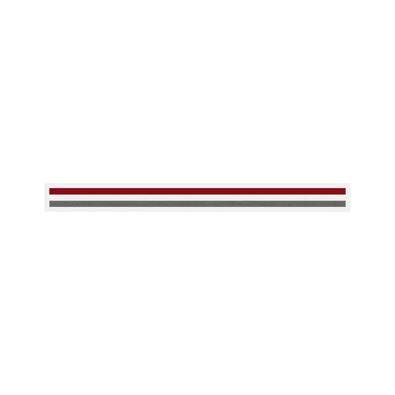 3/16" x 150 ft. 2 Color Pinstripe Tape (Burgundy/Charcoal Metallic)