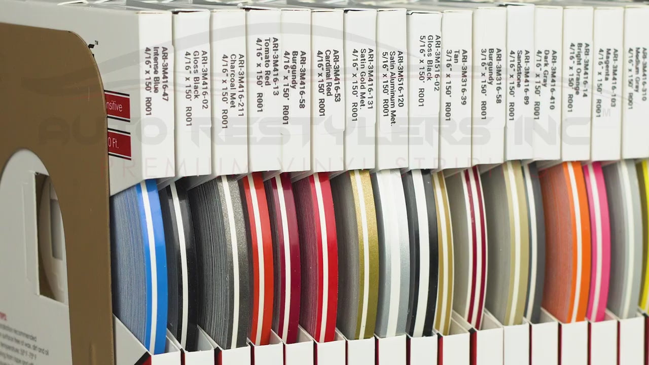 Load video: 3M Vinyl Pinstripe Colors