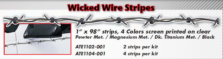 Wicked Wire - Barbed Wire Pinstripe